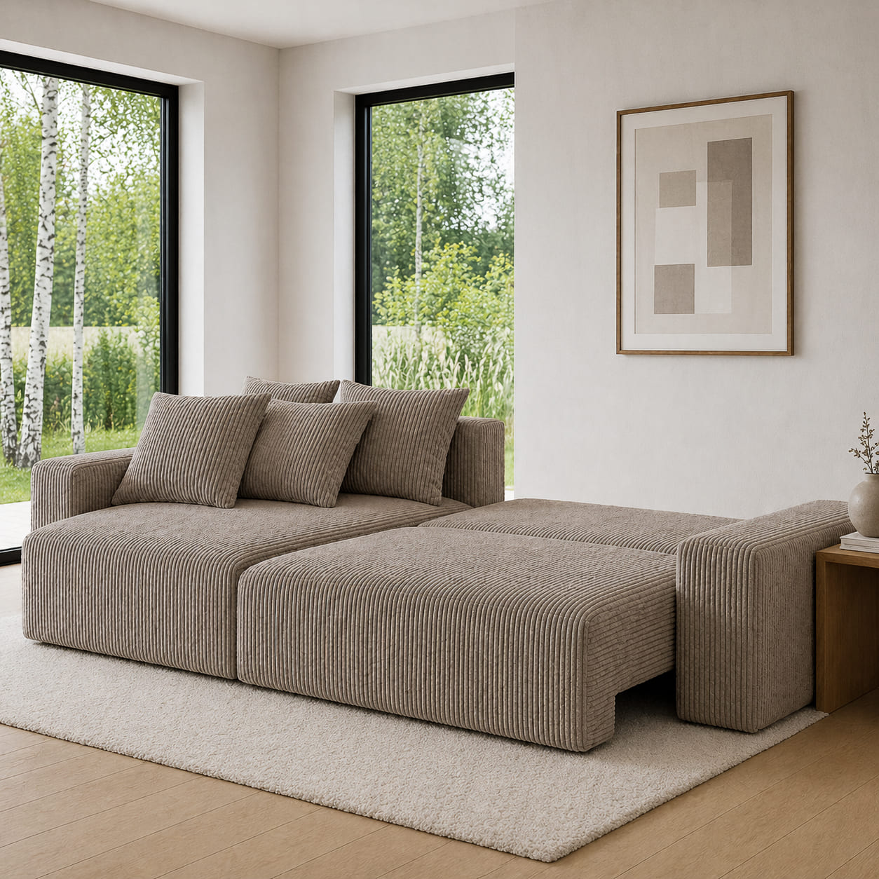 Ištiesta sofa